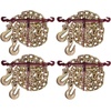 image:imageMytee Products 12 Grade 70 Chain and Binder Kit  Includes 2 12  58 Ratchet Load Binder amp 2 12 x 16 G70 Transport Chain wGrab Hooks  11300 lbs WLL for Flatbed Truck Trailer Tie Down4  Pack