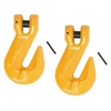 image:imageMytee Products 12 Grade 80 Clevis Cradle Grab Hooks wPins  Tow Hooks with Clevis Pin for Trucks 12000 lbs WLL 2 Pack