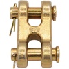image:imageMytee Products 2 Pack 12 G70 Chain Double Clevis Mid Link Truck Trailer Tie Down Links Towing12 Inch