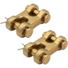 image:imageMytee Products 2 Pack 12 G70 Chain Double Clevis Mid Link Truck Trailer Tie Down Links Towing12 Inch