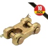 image:imageMytee Products 2 Pack 12 G70 Chain Double Clevis Mid Link Truck Trailer Tie Down Links Towing38 Inch