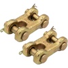 image:imageMytee Products 2 Pack 12 G70 Chain Double Clevis Mid Link Truck Trailer Tie Down Links Towing38 Inch