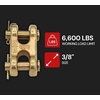 image:imageMytee Products 2 Pack 12 G70 Chain Double Clevis Mid Link Truck Trailer Tie Down Links Towing38 Inch