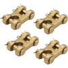 image:imageMytee Products 2 Pack 12 G70 Chain Double Clevis Mid Link Truck Trailer Tie Down Links Towing516 Inch