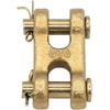 image:imageMytee Products 2 Pack 12 G70 Chain Double Clevis Mid Link Truck Trailer Tie Down Links Towing516 Inch