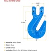 image:imageMytee Products 2 Pack 38 Grade 100 Cradle Clevis Grab Hook for Lifting  8800 LBS WLL Heavy Duty Tow Chain Hook for TrailerTruck Transport4  Pack