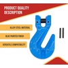 image:imageMytee Products 2 Pack 38 Grade 100 Cradle Clevis Grab Hook for Lifting  8800 LBS WLL Heavy Duty Tow Chain Hook for TrailerTruck Transport4  Pack