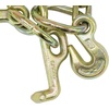 image:imageMytee Products 2 Pack 516 x 6 Grade 70 Tow Chain wRTJ Cluster Hooks amp Grab Hooks wEnlarged Links 4700 LBS WLL  Transport Tow Truck Chains for Car Towing Wrecker Recovery  Plain on One End2  Pack