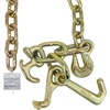 image:imageMytee Products 2 Pack 516 x 6 Grade 70 Tow Chain wRTJ Cluster Hooks amp Grab Hooks wEnlarged Links 4700 LBS WLL  Transport Tow Truck Chains for Car Towing Wrecker Recovery  Plain on One End1  Pack