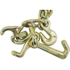 image:imageMytee Products 2 Pack 516 x 6 Grade 70 Tow Chain wRTJ Cluster Hooks amp Grab Hooks wEnlarged Links 4700 LBS WLL  Transport Tow Truck Chains for Car Towing Wrecker Recovery  Plain on One End1  Pack