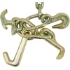 image:imageMytee Products 2 Pack 516 x 6 Grade 70 Tow Chain wRTJ Cluster Hooks amp Grab Hooks wEnlarged Links 4700 LBS WLL  Transport Tow Truck Chains for Car Towing Wrecker Recovery  Plain on One End1  Pack