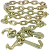 image:imageMytee Products 2 Pack 516 x 6 Grade 70 Tow Chain wRTJ Cluster Hooks amp Grab Hooks wEnlarged Links 4700 LBS WLL  Transport Tow Truck Chains for Car Towing Wrecker Recovery  Plain on One End1  Pack