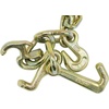 image:imageMytee Products 2 Pack 516 x 6 Grade 70 Tow Chain wRTJ Cluster Hooks amp Grab Hooks wEnlarged Links 4700 LBS WLL  Transport Tow Truck Chains for Car Towing Wrecker Recovery  Plain on One End2  Pack