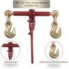 image:imageMytee Products 38  12 Extreme Heavy Duty Ratchet Load Chain Binder with Grab Hooks  12000 Lbs Working Load Limit  Flatbed Transport Truck Trailer Tie Down Hauling