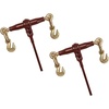image:imageMytee Products 38  12 Pro Heavy Duty Ratchet Load Chain Binder with with Grab Hooks  12000 Lbs Working Load Limit  Heavy Swaged Barrel ColdDrawn Tubing for Increased Strength2  Pack