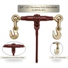 image:imageMytee Products 38  12 Pro Heavy Duty Ratchet Load Chain Binder with with Grab Hooks  12000 Lbs Working Load Limit  Heavy Swaged Barrel ColdDrawn Tubing for Increased Strength1  Pack