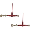 image:imageMytee Products 38  12 Pro Heavy Duty Ratchet Load Chain Binder with with Grab Hooks  12000 Lbs Working Load Limit  Heavy Swaged Barrel ColdDrawn Tubing for Increased Strength2  Pack