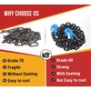 image:imageMytee Products 38 x 20 G100 High Grade Transportation Chain wGrab Hooks 8800 lbs WLL1  Pack