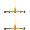 image:imageMytee Products 4 Pack 516  38 Heavy Duty Ratchet Lever Load Binder wGrab Hooks 7100 Lbs Working Load Limit  Yellow  Tie Down Hauling Chain Tightner for Flatbed Truck Trailer2  Pack