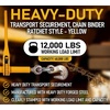 image:imageMytee Products 4 Pack 516  38 Heavy Duty Ratchet Lever Load Binder wGrab Hooks 7100 Lbs Working Load Limit  Yellow  Tie Down Hauling Chain Tightner for Flatbed Truck Trailer2  Pack