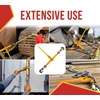 image:imageMytee Products 4 Pack 516  38 Heavy Duty Ratchet Lever Load Binder wGrab Hooks 7100 Lbs Working Load Limit  Yellow  Tie Down Hauling Chain Tightner for Flatbed Truck TrailerYellow