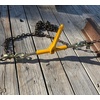 image:imageMytee Products 4 Pack 516  38 Heavy Duty Ratchet Lever Load Binder wGrab Hooks 7100 Lbs Working Load Limit  Yellow  Tie Down Hauling Chain Tightner for Flatbed Truck Trailer2  Pack