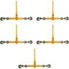 image:imageMytee Products 4 Pack 516  38 Heavy Duty Ratchet Lever Load Binder wGrab Hooks 7100 Lbs Working Load Limit  Yellow  Tie Down Hauling Chain Tightner for Flatbed Truck TrailerYellow