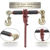 image:imageMytee Products 4 Pack 516  38 Heavy Duty Ratchet Lever Load Binder wGrab Hooks 7100 Lbs Working Load Limit  Yellow  Tie Down Hauling Chain Tightner for Flatbed Truck TrailerRed