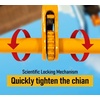 image:imageMytee Products 4 Pack 516  38 Heavy Duty Ratchet Lever Load Binder wGrab Hooks 7100 Lbs Working Load Limit  Yellow  Tie Down Hauling Chain Tightner for Flatbed Truck Trailer2  Pack