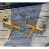 image:imageMytee Products 4 Pack 516  38 Heavy Duty Ratchet Lever Load Binder wGrab Hooks 7100 Lbs Working Load Limit  Yellow  Tie Down Hauling Chain Tightner for Flatbed Truck Trailer2  Pack