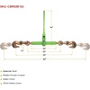 image:imageMytee Products 4 Pack Ratchet Binder 1258 fits 12 Chain Flatbed Binders 13000 WLLGreen