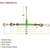 image:imageMytee Products 4 Pack Ratchet Binder 1258 fits 12 Chain Flatbed Binders 13000 WLLGreen