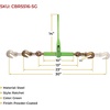 image:imageMytee Products 4 Pack Ratchet Binder 1258 fits 12 Chain Flatbed Binders 13000 WLLGreen