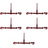image:imageMytee Products 4 Pack Ratchet Binder 1258 fits 12 Chain Flatbed Binders 13000 WLLRed