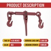 image:imageMytee Products 4 Pack Ratchet Binder 1258 fits 12 Chain Flatbed Binders 13000 WLLRed