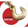 image:imageMytee Products 516  38 Heavy Duty Ratchet Lever Load Chain Binder wGrab Hook one Side 12 Slip Hook on Other 6600 Lbs Working Load Limit2  Pack