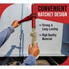 image:imageMytee Products 516  38 Heavy Duty Ratchet Lever Load Chain Binder wGrab Hook one Side 12 Slip Hook on Other 6600 Lbs Working Load Limit2  Pack