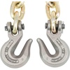 image:imageMytee Products Chain and Ratchet Load Binder Kit  2 51638 G70 G80 Load Binders amp 2 38 x 20 G70 Chains wGrab Hooks  6600 lbs Safe Load Limit for Truck amp Flatbed Trailer  Made in USA2  Pack