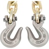 image:imageMytee Products Chain and Ratchet Load Binder Kit  2 51638 G70 G80 Load Binders amp 2 38 x 20 G70 Chains wGrab Hooks  6600 lbs Safe Load Limit for Truck amp Flatbed Trailer  Made in USA4  Pack