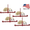 image:imageMytee Products Chain and Ratchet Load Binder Kit  2 51638 G70 G80 Load Binders amp 2 38 x 20 G70 Chains wGrab Hooks  6600 lbs Safe Load Limit for Truck amp Flatbed Trailer  Made in USA4  Pack