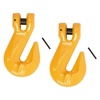 image:imageMytee Products 12 Grade 80 Clevis Cradle Grab Hooks wPins  Tow Hooks with Clevis Pin for Trucks 12000 lbs WLL 2 Pack