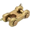 image:imageMytee Products 2 Pack 12 G70 Chain Double Clevis Mid Link Truck Trailer Tie Down Links Towing38 Inch