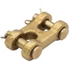 image:imageMytee Products 2 Pack 12 G70 Chain Double Clevis Mid Link Truck Trailer Tie Down Links Towing516 Inch