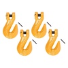 image:imageMytee Products 38 Grade 80 Clevis Cradle Grab Hooks wPins  Tow Hooks with Clevis Pin for Trucks 7100 lbs WLL 4 Pack