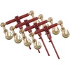 image:imageMytee Products 4 Pack Chain Binder Ratchet Style 51638 Gold Chromate Hooks 7100 WLL wEasy Grips on Barrel38  12