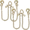image:imageMytee Products Grade 70 VChain Bridle Tow w 12 Slip Hook wSafety Latch amp Grab Hooks at Pear Link  3 Leg 4700 LBS WLL Tow Truck Chain for Trailer Wrecker Recovery Towing2  Pack