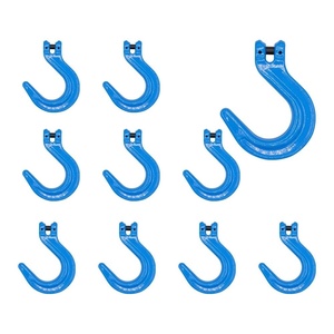 image:imageMytee Products 10 Pack 38 Grade 100 Clevis Foundry Hook  WLL 8800 LBS  Blue Clevis Hook for Towing Lifting amp Rigging10  Pack
