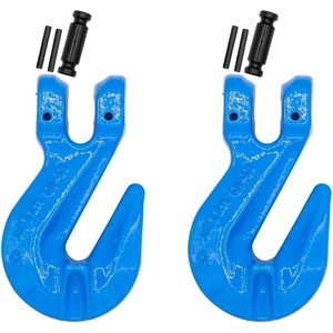 image:imageMytee Products 2 Pack 38 Grade 100 Cradle Clevis Grab Hook for Lifting  8800 LBS WLL Heavy Duty Tow Chain Hook for TrailerTruck Transport2  Pack