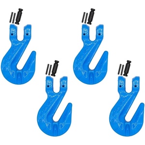 image:imageMytee Products 2 Pack 38 Grade 100 Cradle Clevis Grab Hook for Lifting  8800 LBS WLL Heavy Duty Tow Chain Hook for TrailerTruck Transport4  Pack