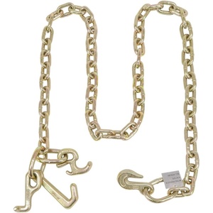 image:imageMytee Products 2 Pack 516 x 6 Leg Grade 70 Tow Chain wRTJ Cluster Hooks amp Grab Hooks 4700 LBS WLL  Transport Tow Truck Chains for Car Towing Flatbed Trailer Wrecker Recovery1  Pack
